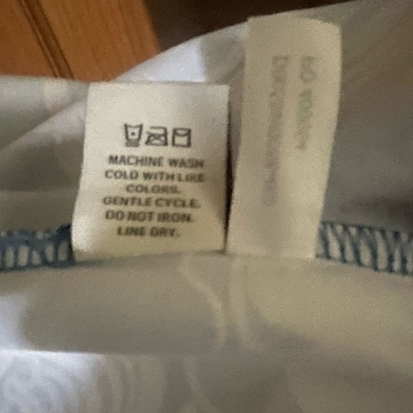 TORI RICHARDS A Swell Time Vonnie dress in blue & white XL worn 1x - Picture 12 of 12